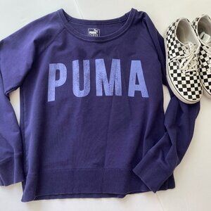 Puma Long Sleeve Cropped Sweatshirt Large